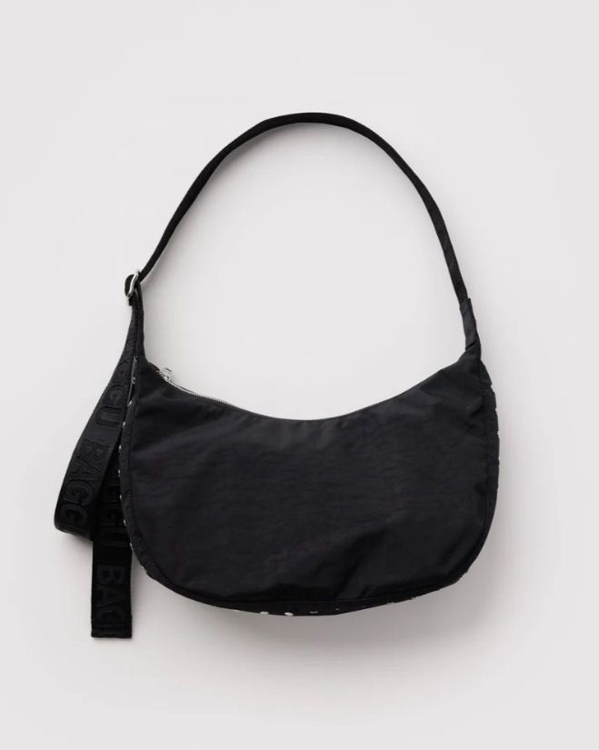 Baggu Medium Nylon Studded Crescent Bag