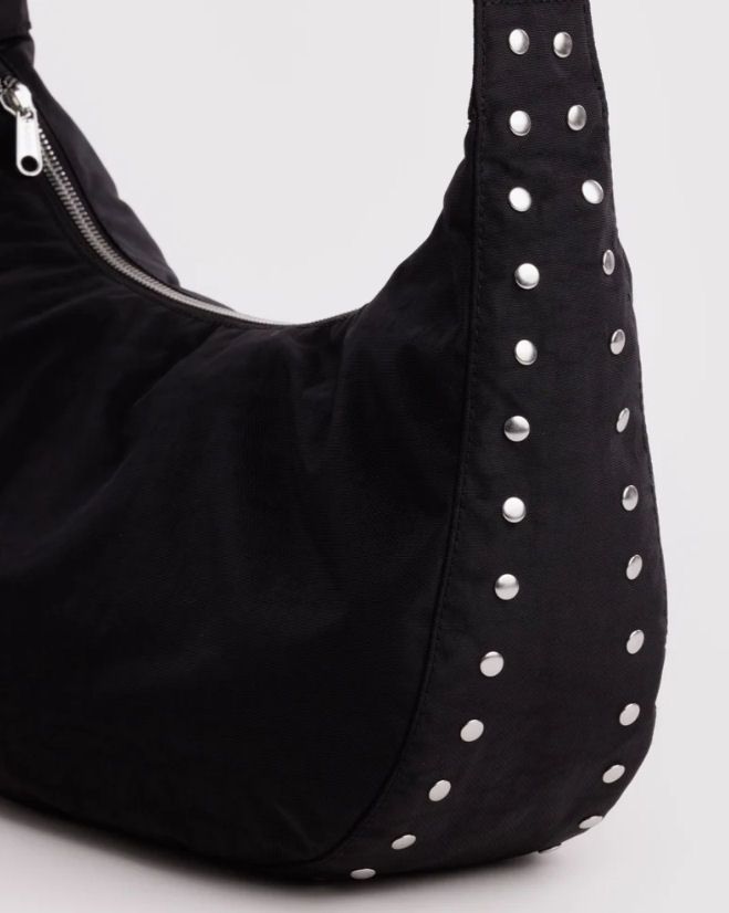 Baggu Medium Nylon Studded Crescent Bag