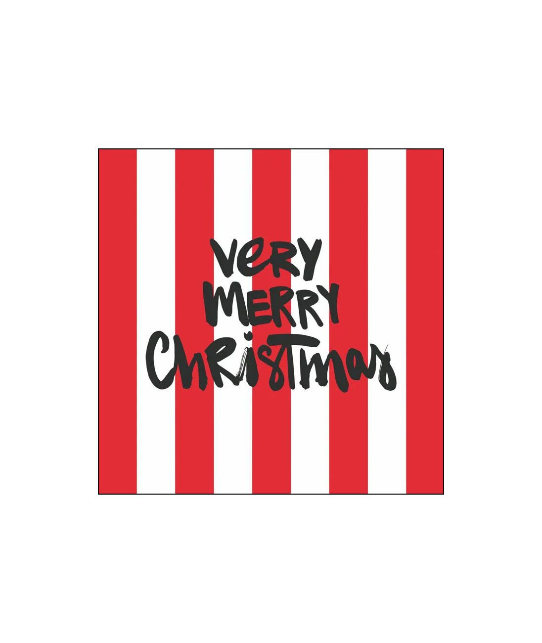 Very Merry Christmas Beverage Napkins