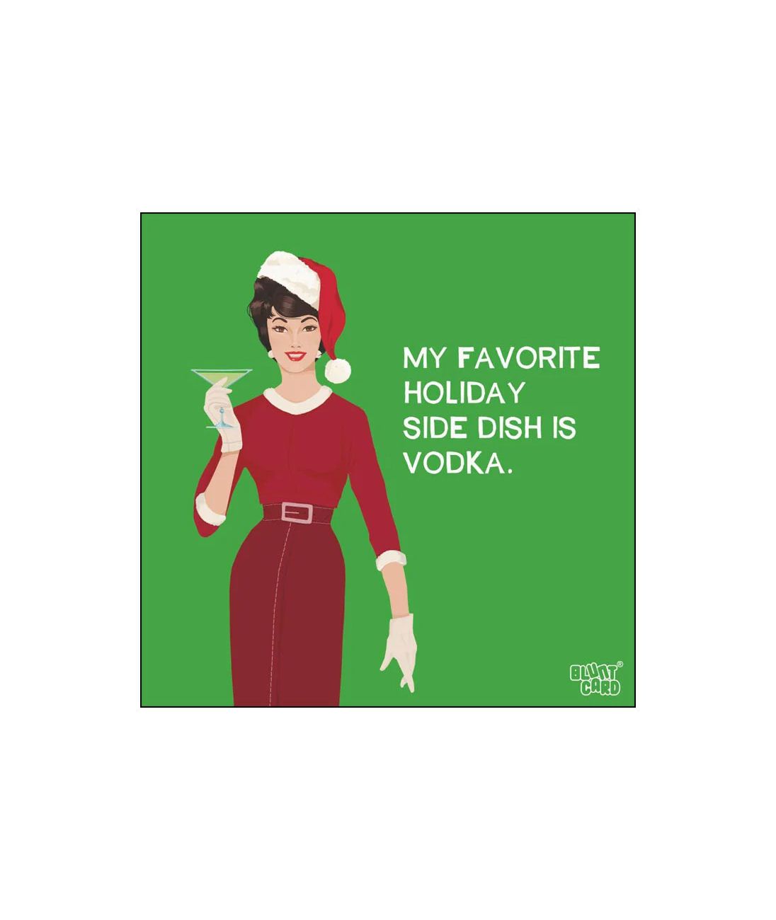 My Favorite Holiday Side Dish Is Vodka Beverage Napkins