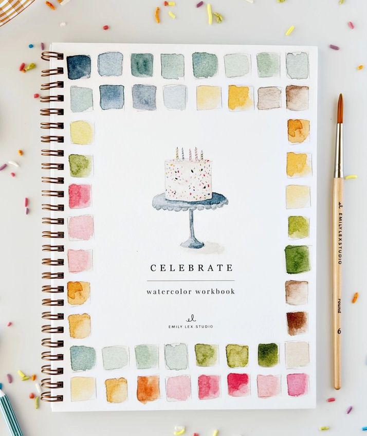 Celebrate Watercolor Workbook