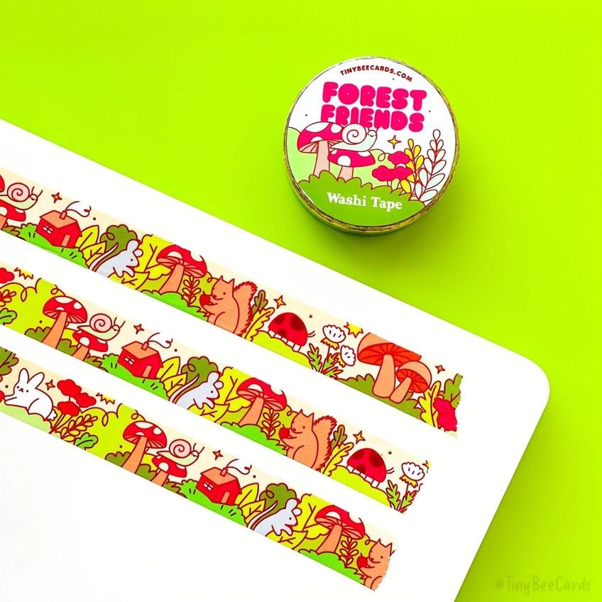 Forest Friends Washi Tape