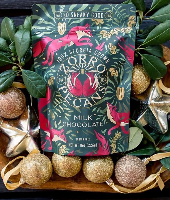 Zorro Milk Chocolate Pecan Toffee Bag