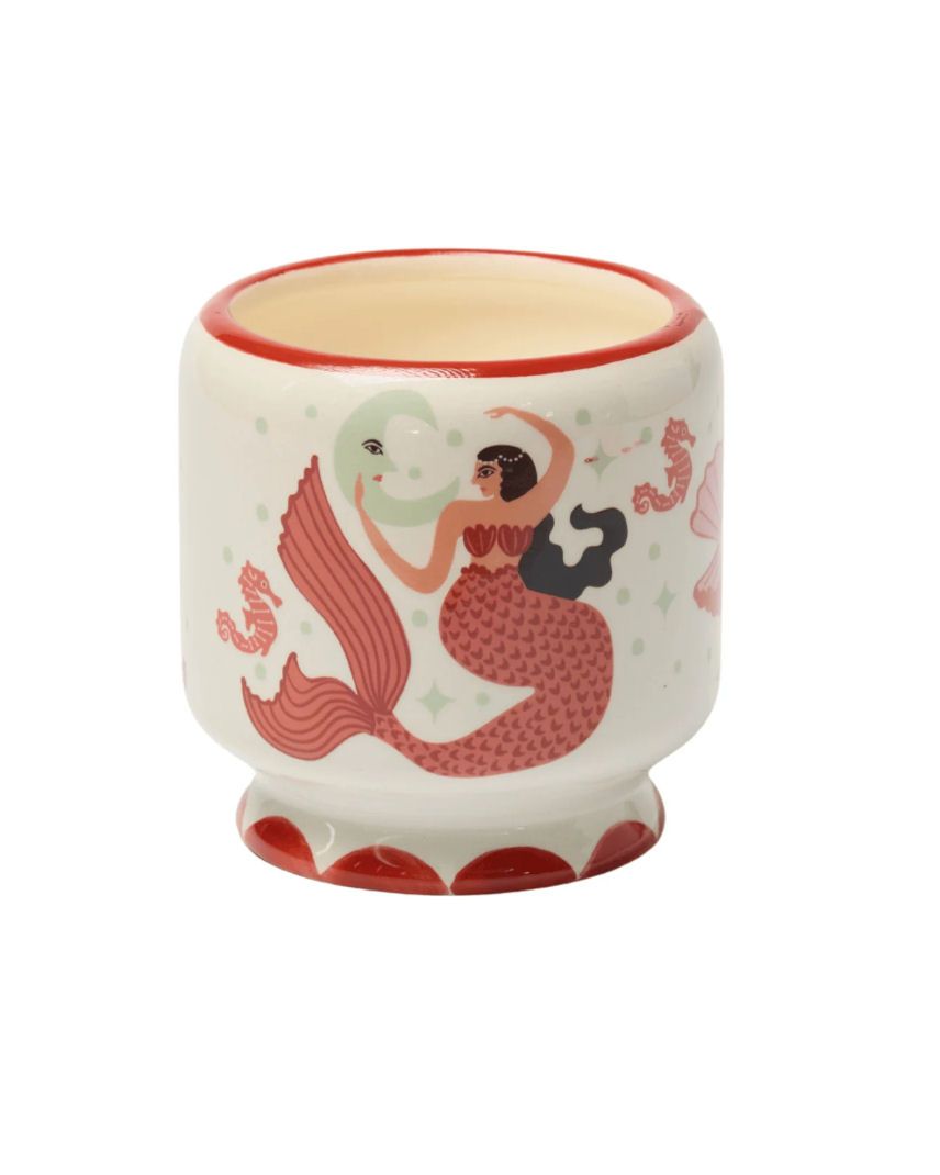 Ginger Teak Mermaid And Moon Soy Candle