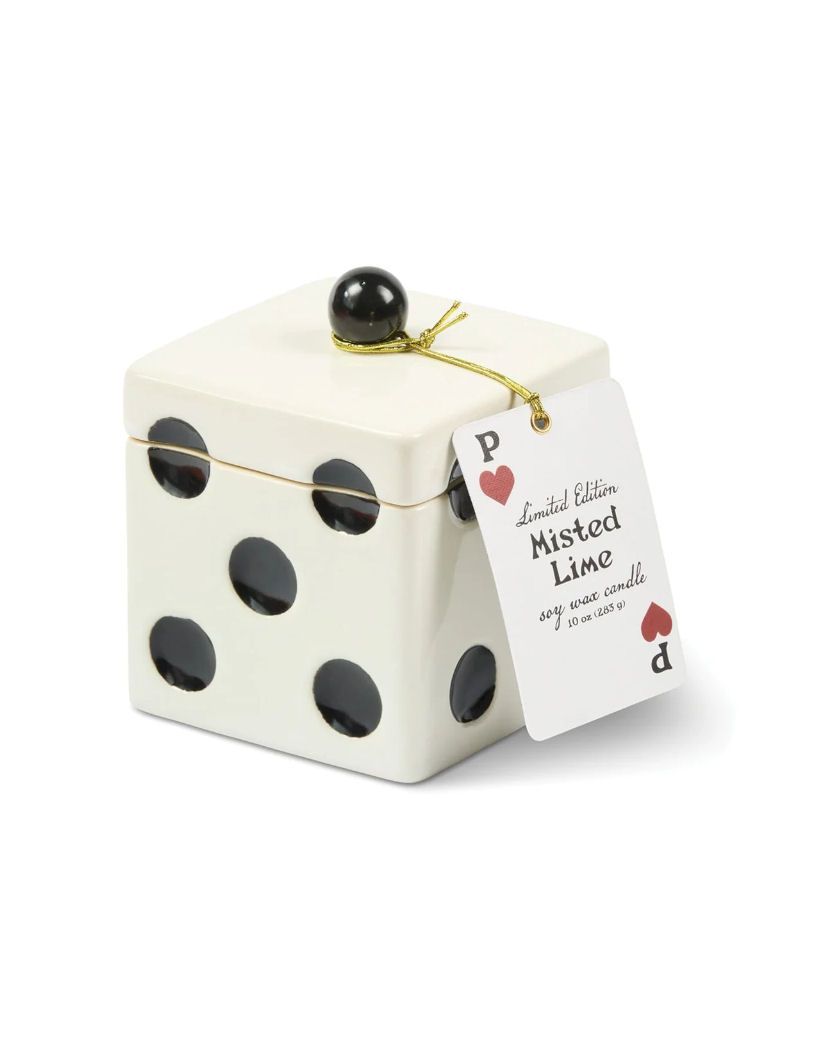 Misted Lime Lucky Dice Soy Candle