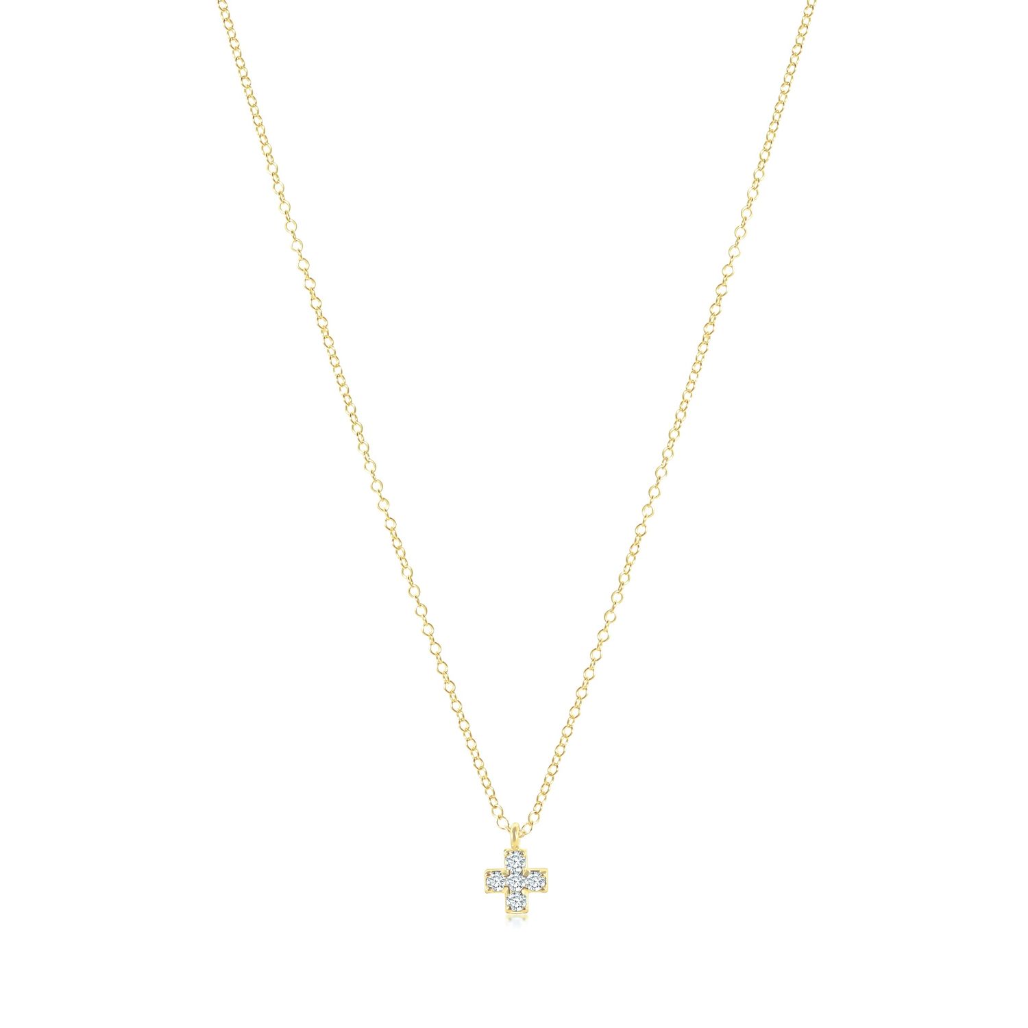 14kt Gold and Diamond Sig+ Necklace