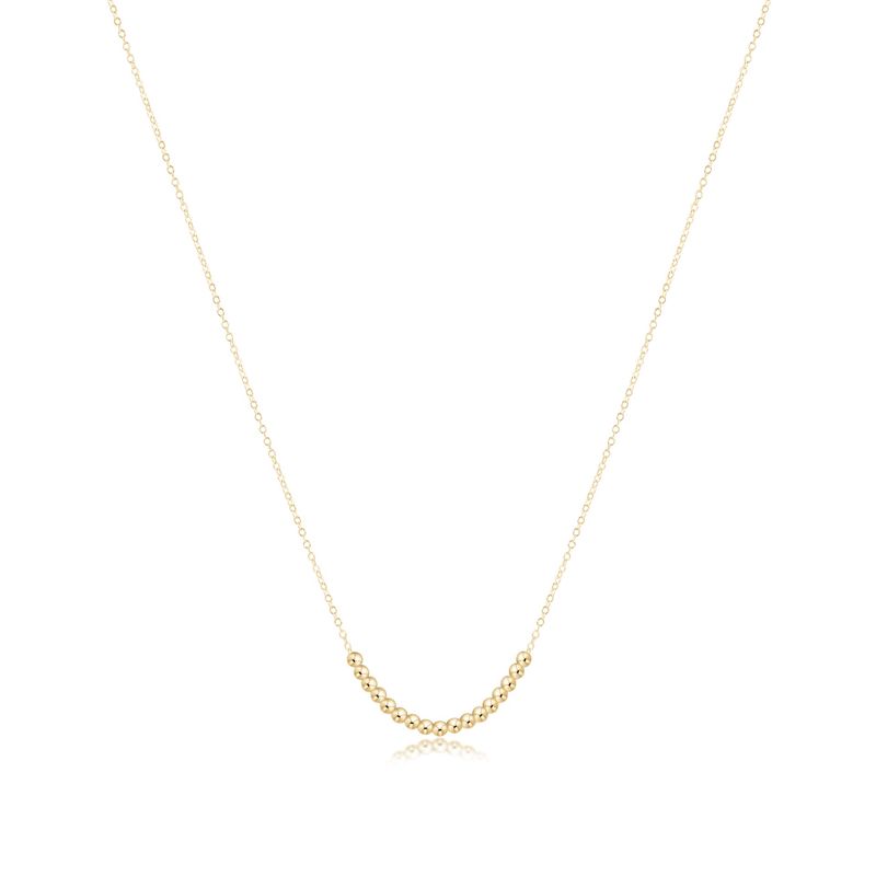 16" Necklace Gold Classic Beaded Bliss 2.5mm