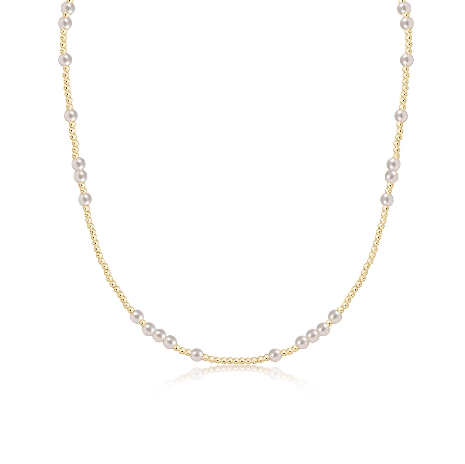 17" Choker Hope Unwritten 3mm Pearl