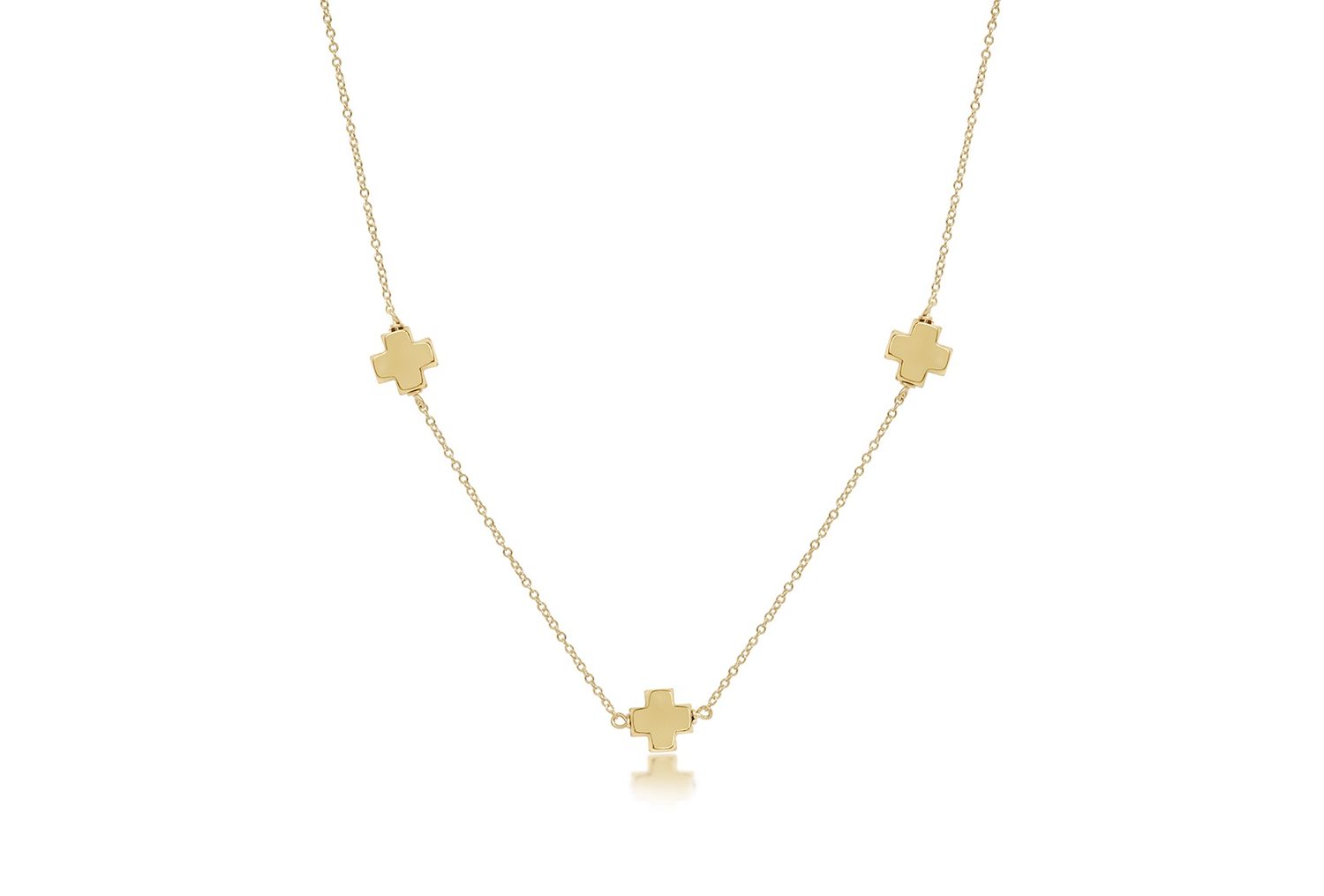 15” Simplicity Chain-Sig+ Gold