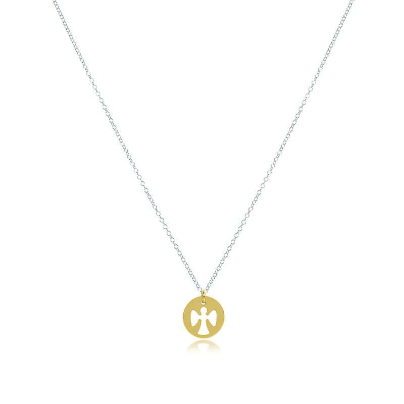 16" Guardian Angel Gold Disc-Mixed Metal