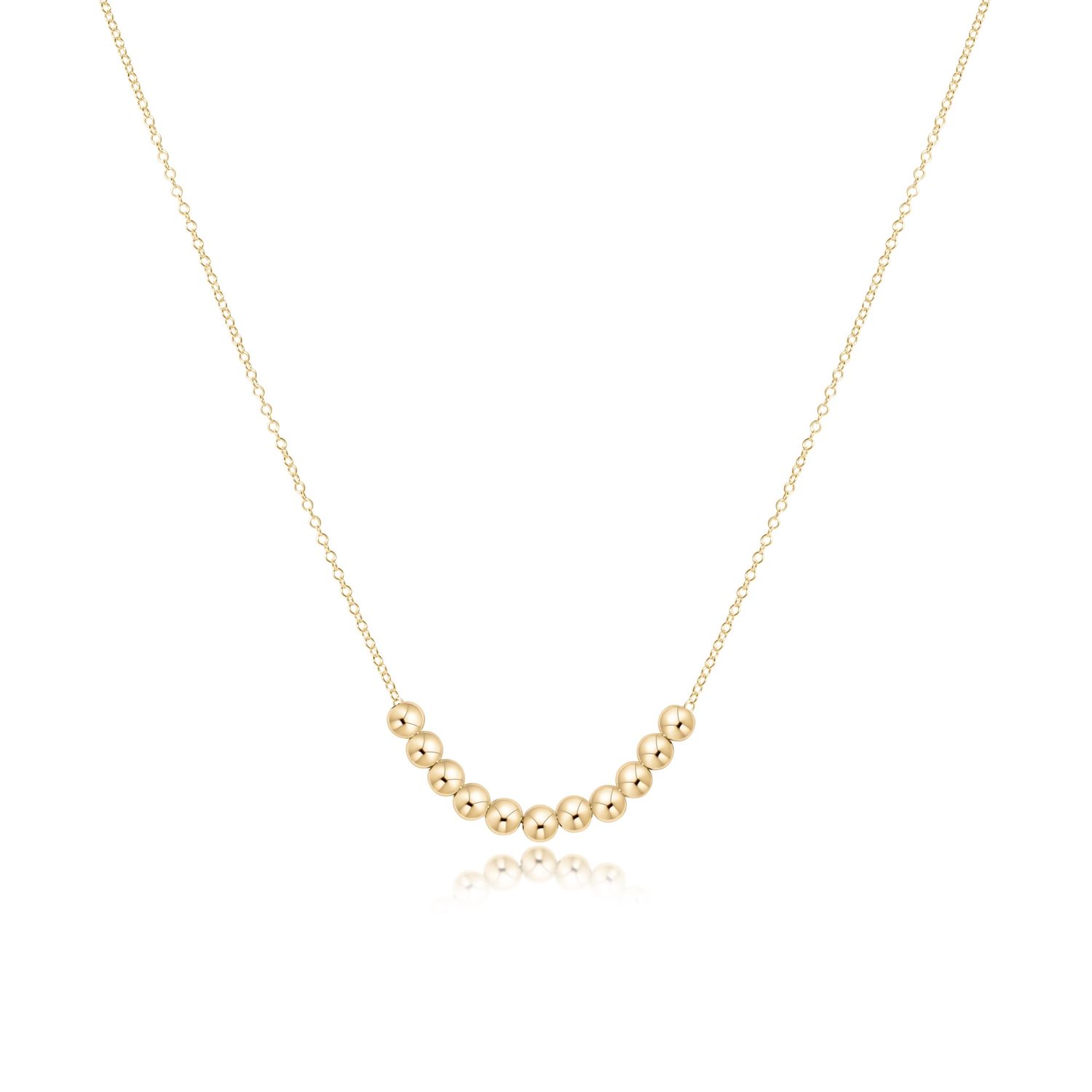 16" Necklace Gold - Beaded Bliss