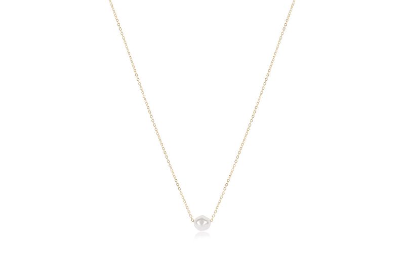 16" Necklace Gold-Admire Pearl