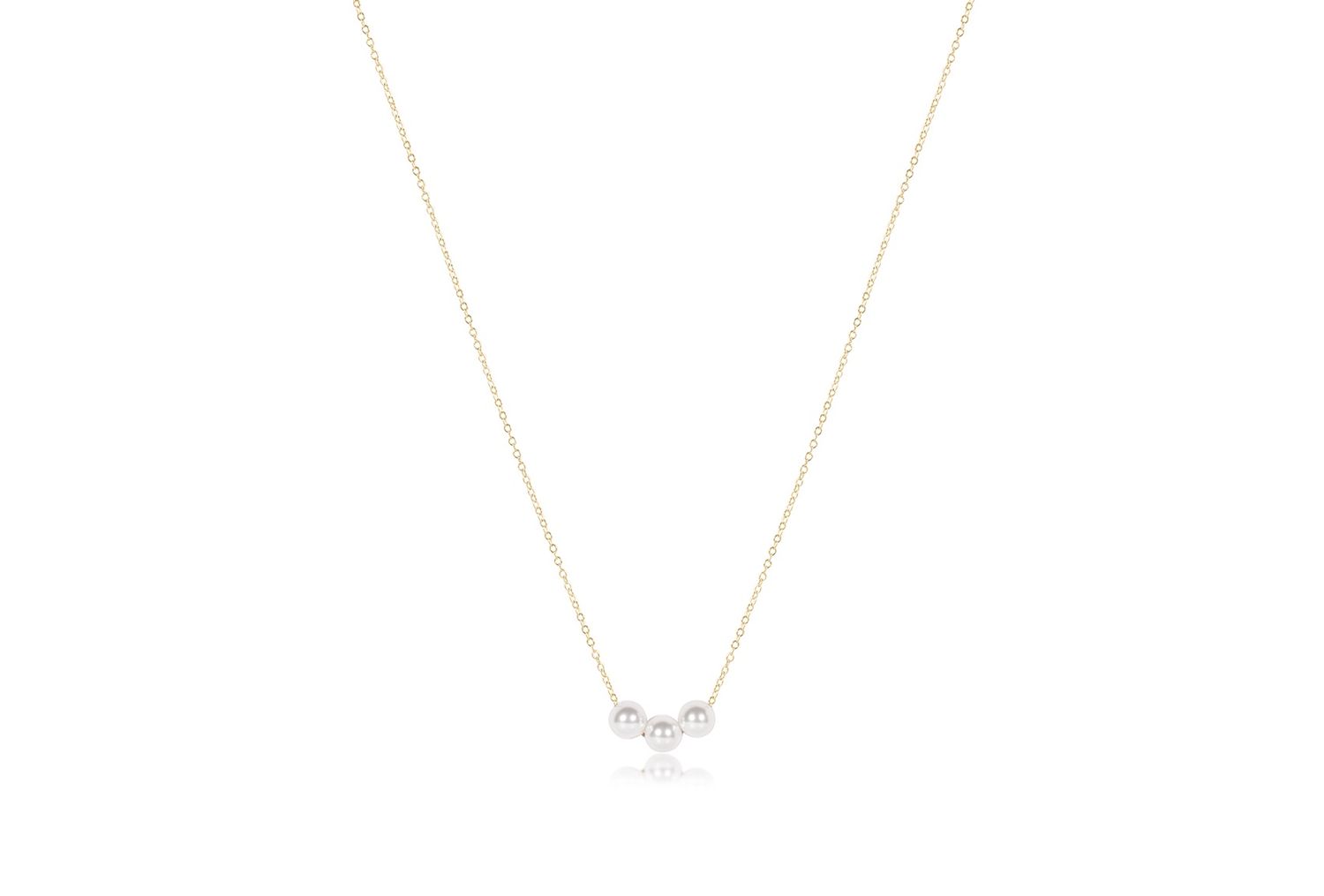 16" Necklace Gold-Joy Pearl