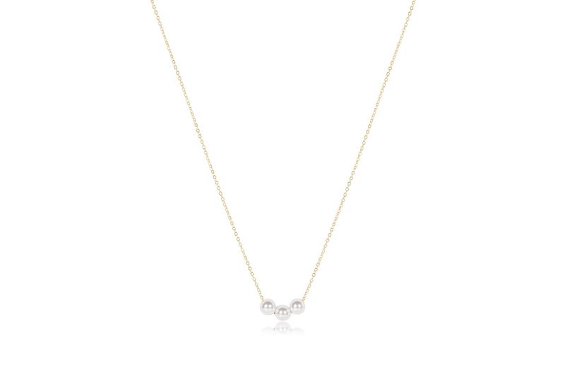 16" Necklace Gold-Joy Pearl