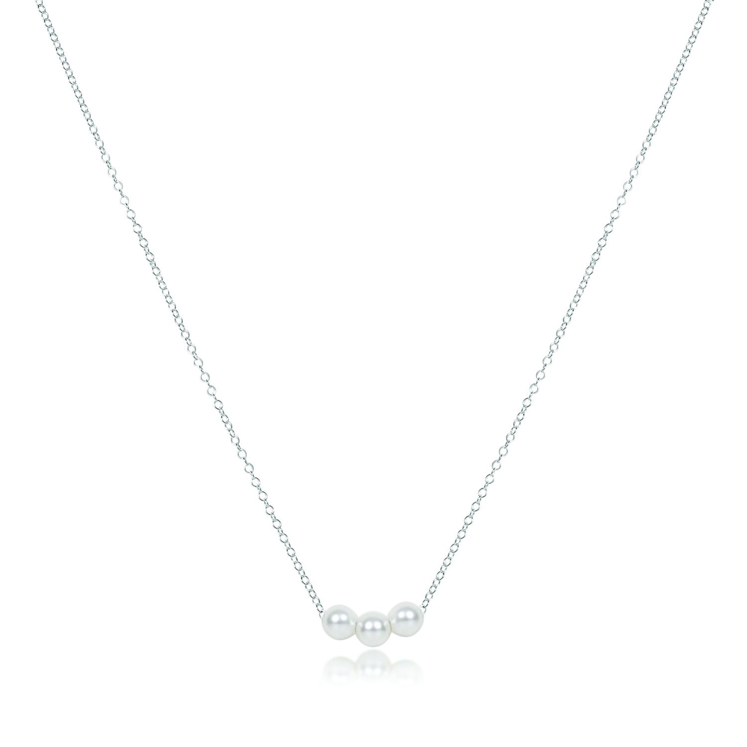 16" Necklace Sterling-Joy Pearl