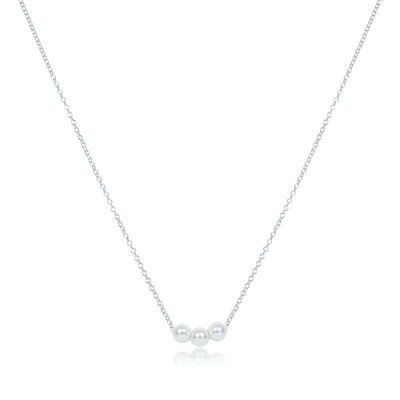 16" Necklace Sterling-Joy Pearl