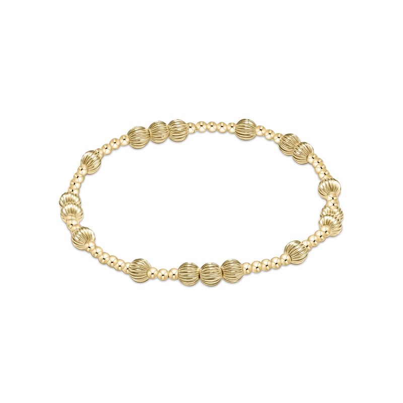 Extends-Hope Unwritten Dignity 5mm Bracelet-Gold