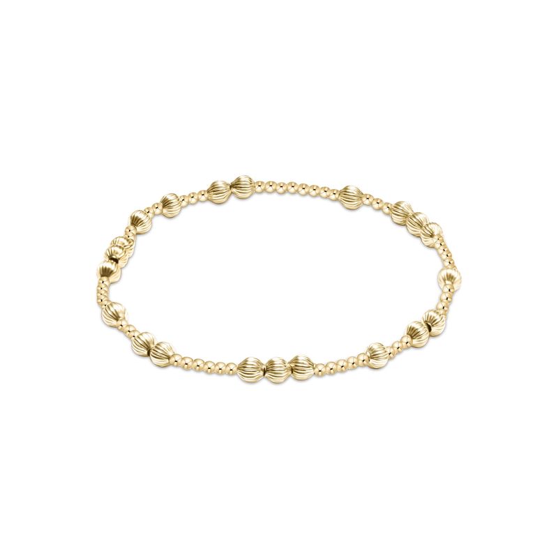 Extends-Hope Unwritten Dignity 4mm Bracelet-Gold