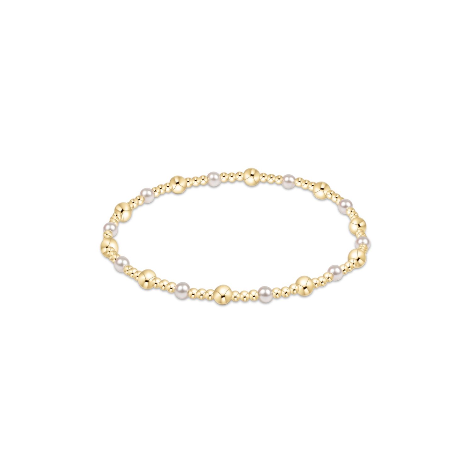 Classic Gold Sincerity 4mm-Pearl