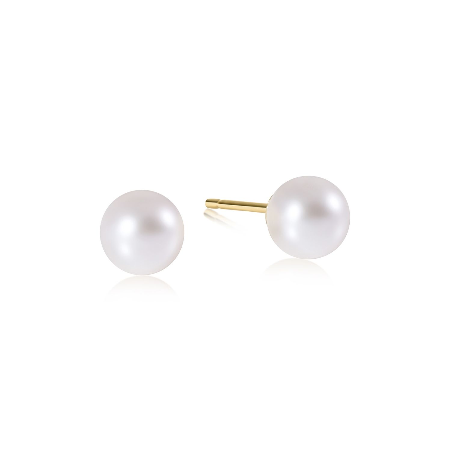 Classic 10mm Ball Stud Pearl