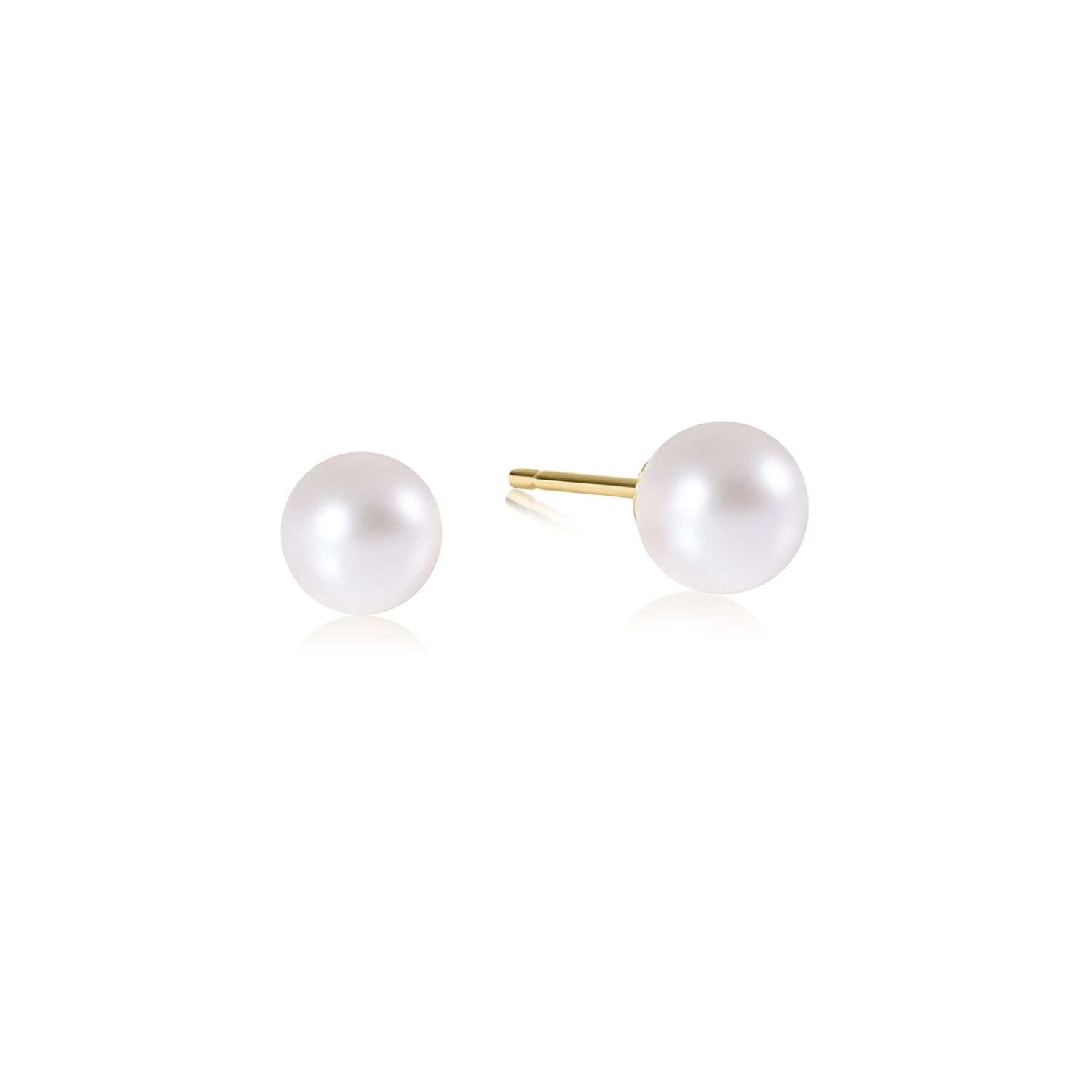 Classic 8mm Ball Stud Pearl