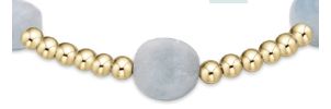 Admire Gold 3mm Bd - Aquamarine