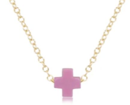 16" Sig+ Small Gold-Bright Pink