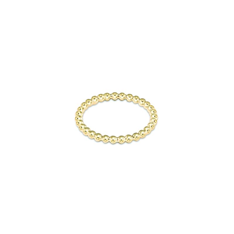 Classic Gold 2mm Bead Ring-6