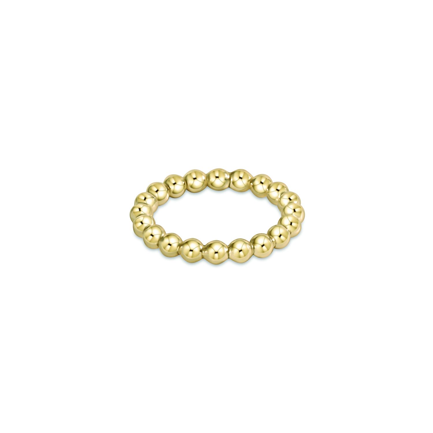 Classic Gold 3mm Bead Ring-6