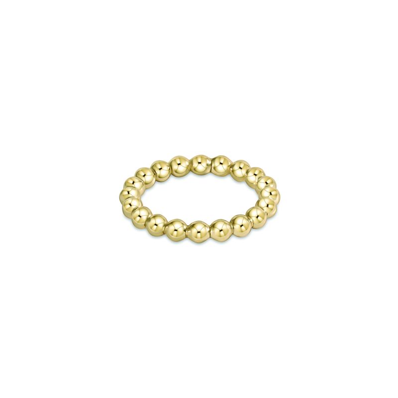 Classic Gold 3mm Bead Ring-8