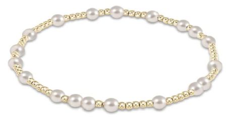egirl Hope Unwritten 4mm Bracelet-Pearl