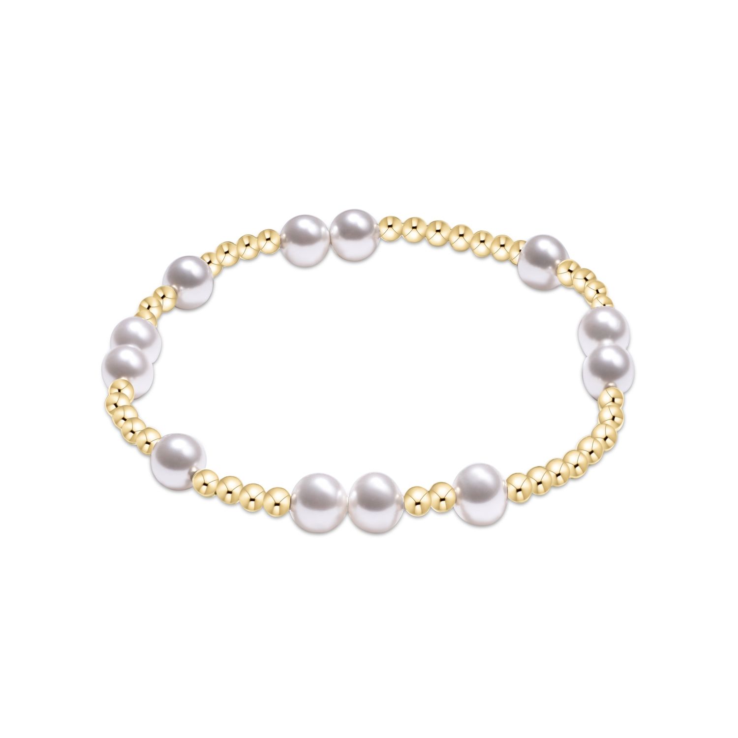 Hope Unwritten 6mm Bracelet-Pearl