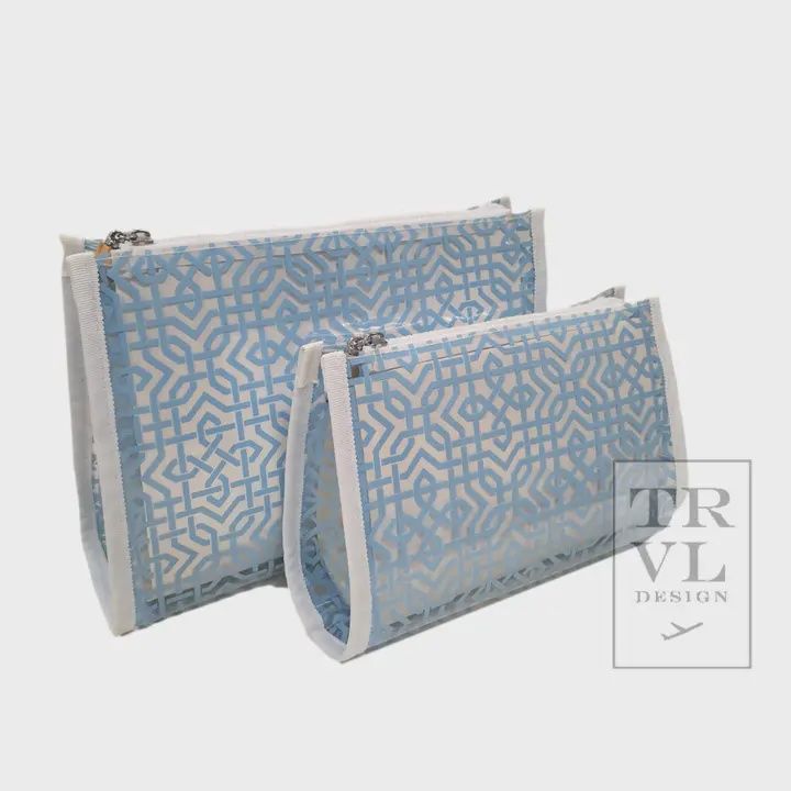 Lattice Seaspray Clear Bag Set