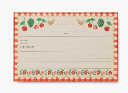 Cherry Farm Recipe Cards