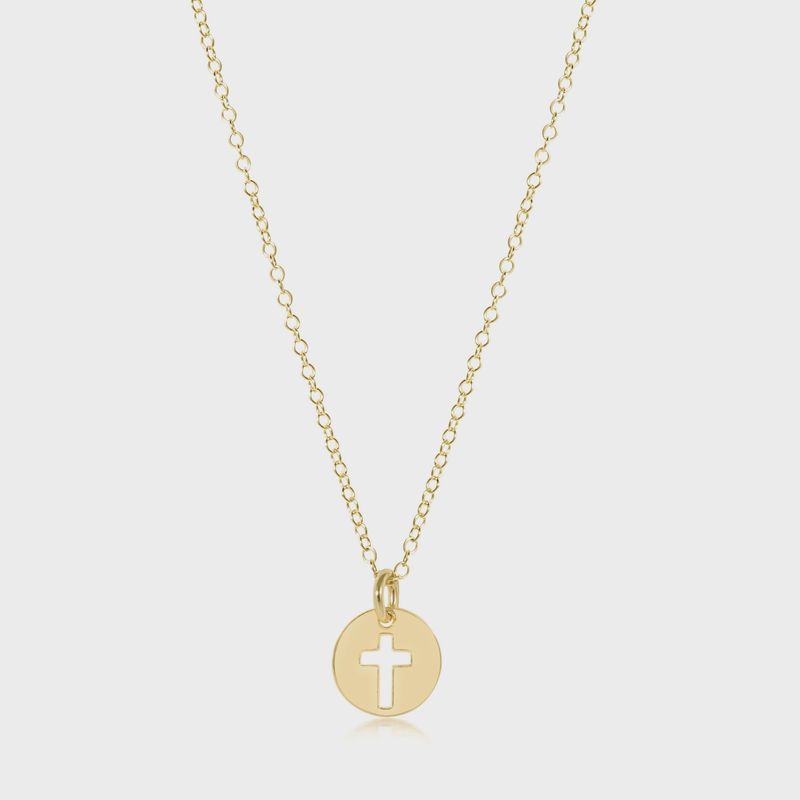 14" Gold Blessed Small Gold Disc