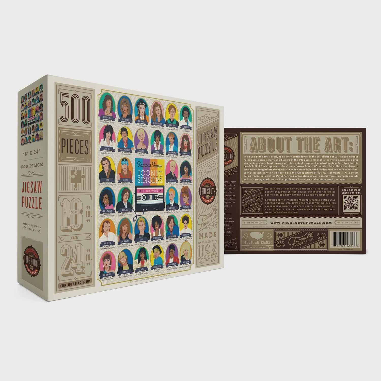 Iconic 80's Singers Puzzle-TSFF06