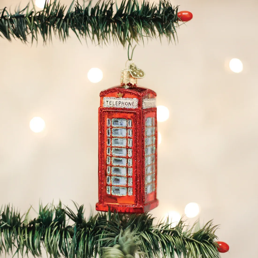 English Phonebooth Ornament-20033