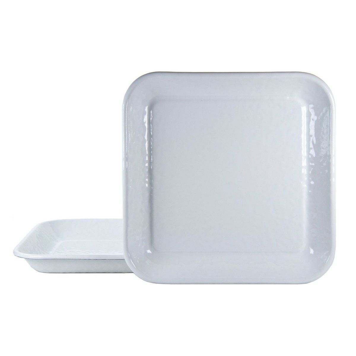 Solid White Square Tray-WW09S2-Split