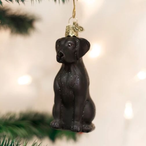 Black Labrador Ornament-12385
