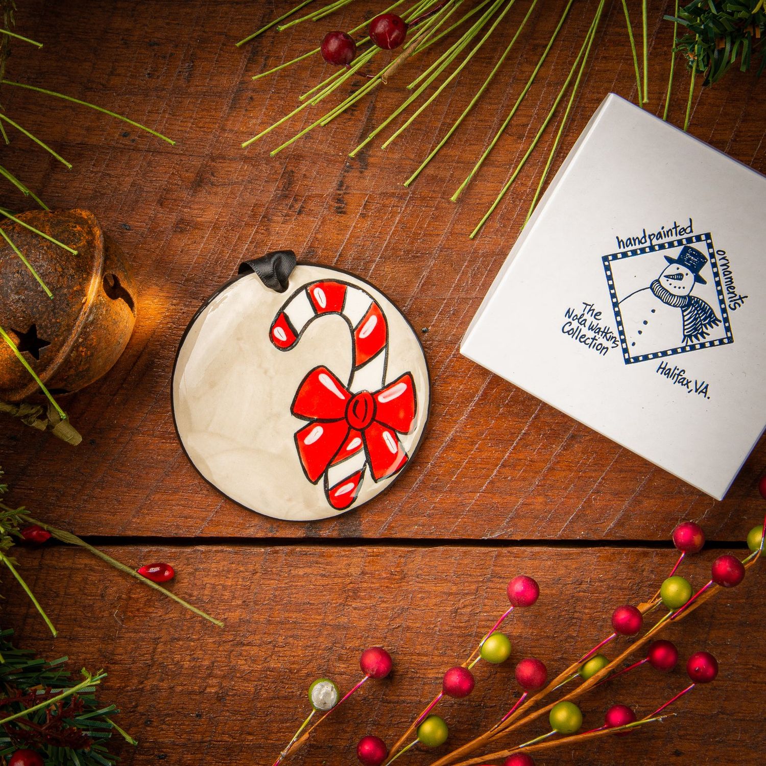 Candy Cane Blank Flat Ornament
