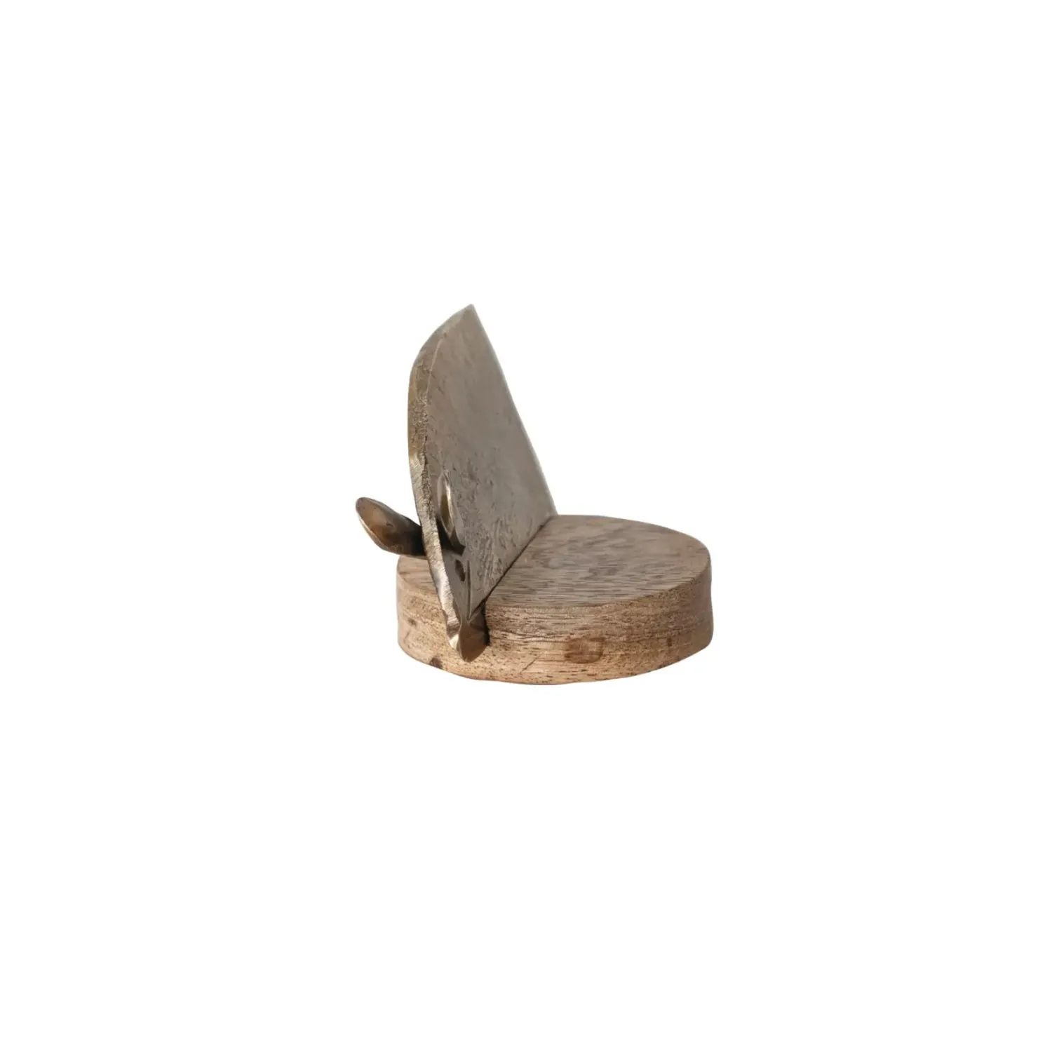 Metal Cheese Knife with Base-Mouse