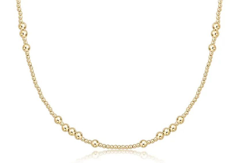 17" Choker Hope Unwritten 4mm Gold