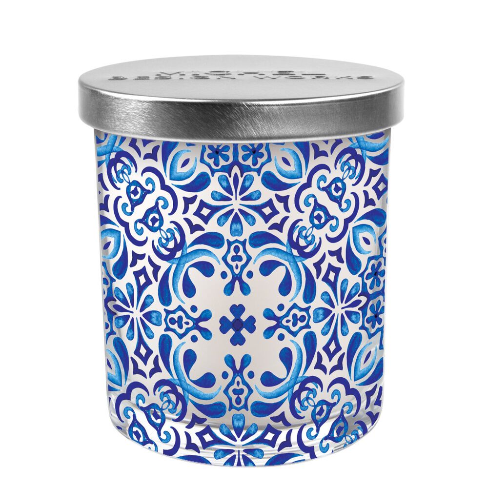 Indigo Seas Candle Jar with Lid-MDW