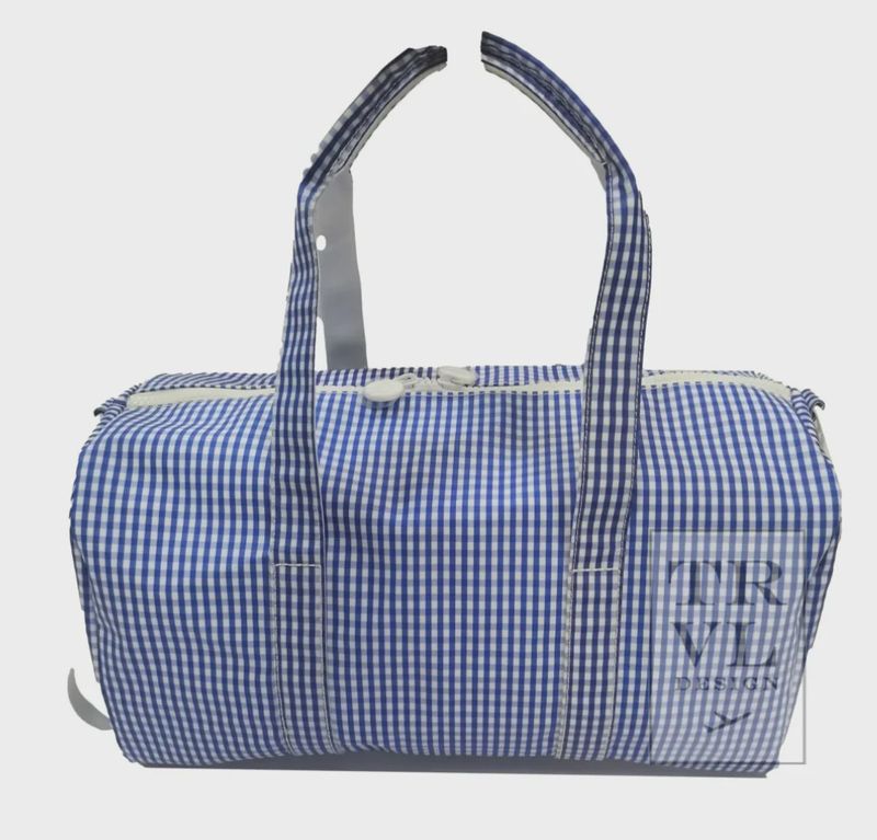 Weekender Duffel-Gingham Royal