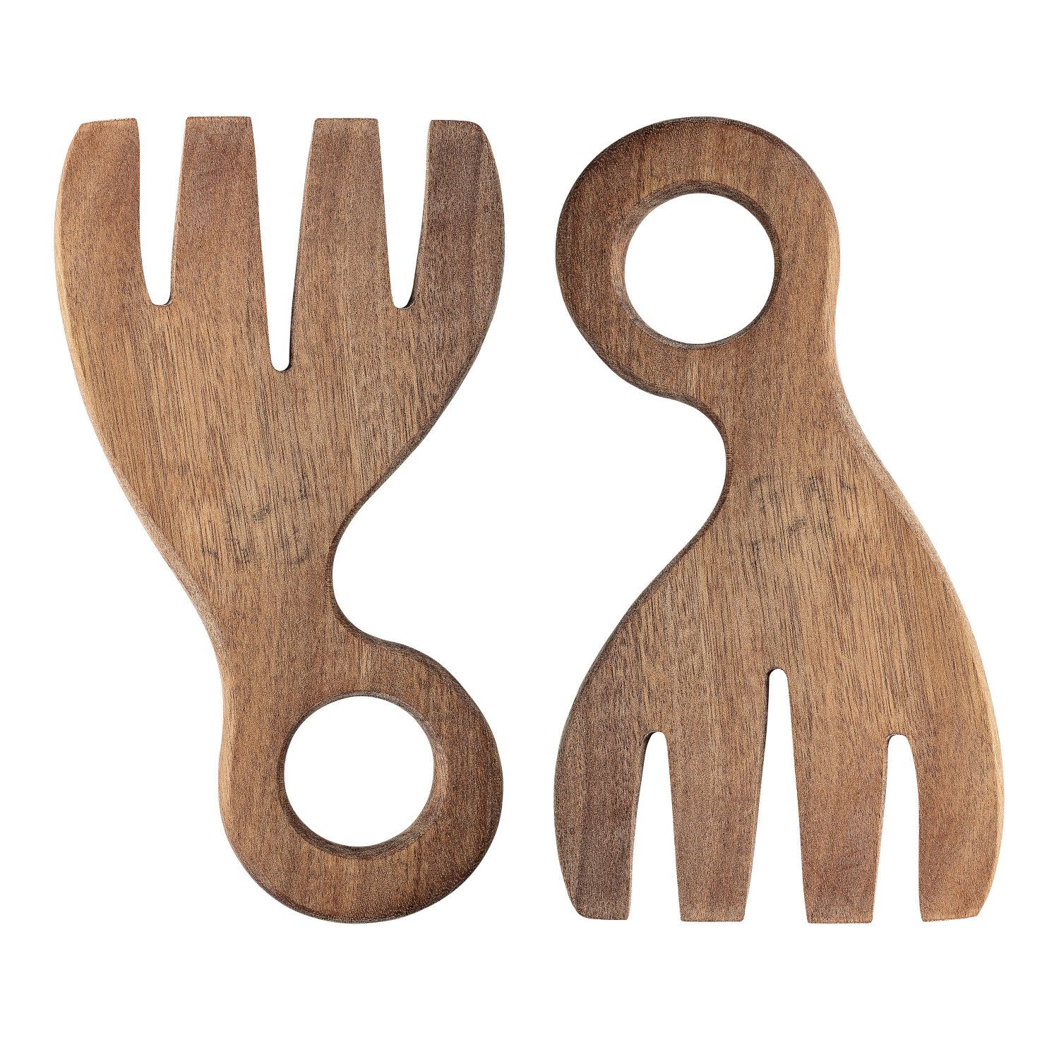 Acacia Wood Salad Servers-Set