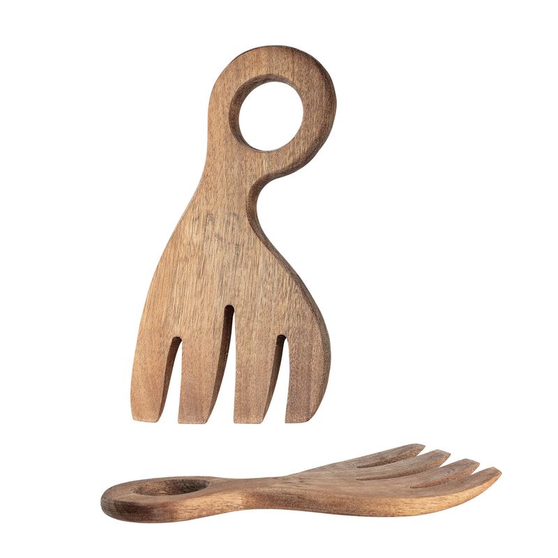 Acacia Wood Salad Servers-Set