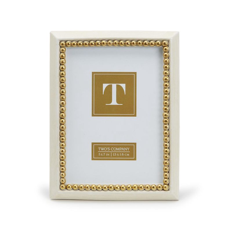 5X7 Gold Beads Frame