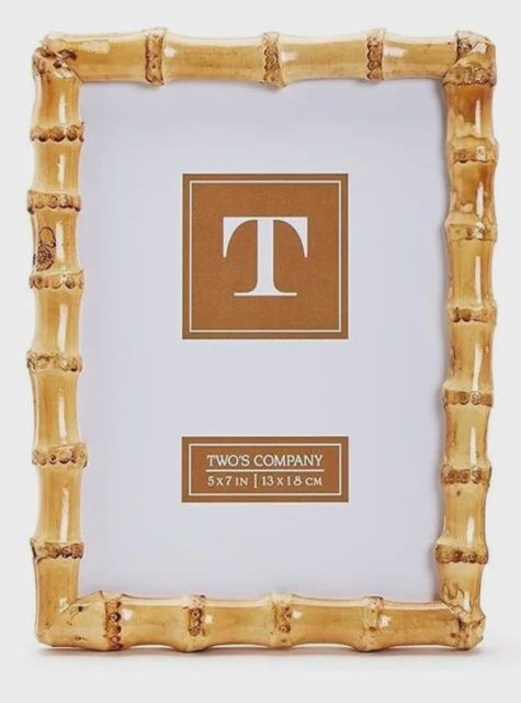 Blonde Bamboo Photo Frame 5X7