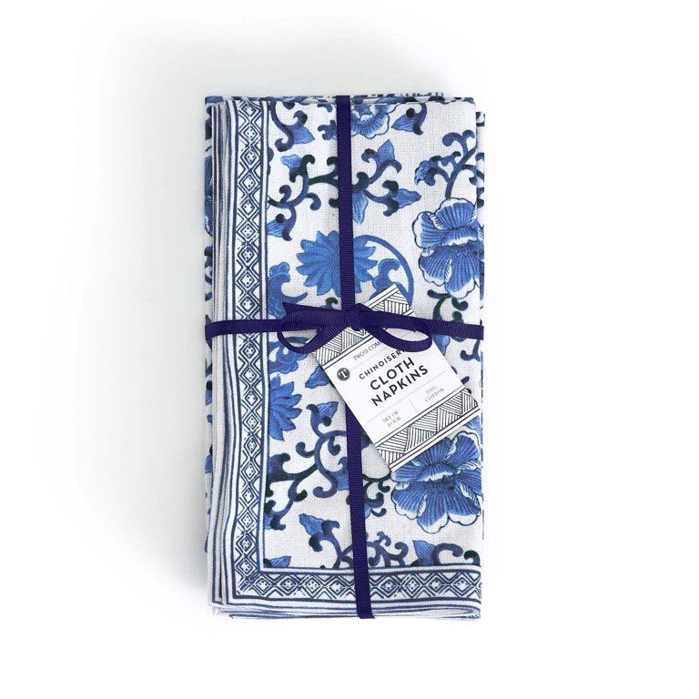 Chinoiserie Napkins-Set of 4