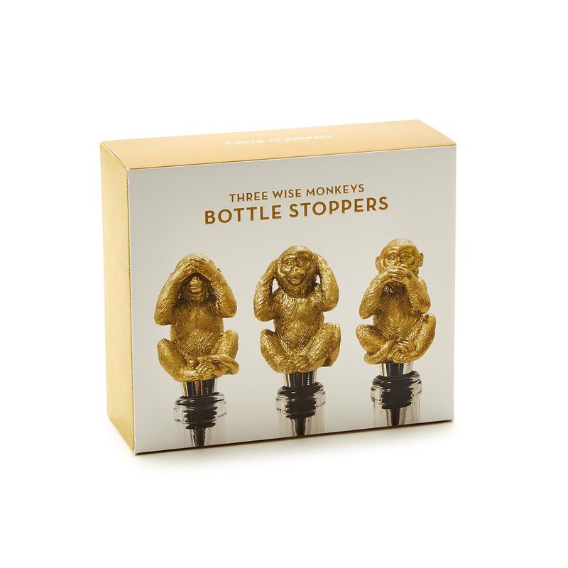 Monkey Bottle Stoppers Set